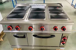 6 Burner Electric Cooker With Oven