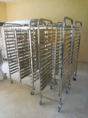Stainless Steel Bread/ Tray Trolley