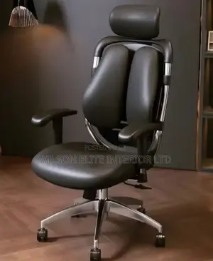 Executive Kidney Chair With Adjustable Armrest