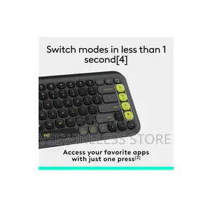 Logitech Pop Icon Keys Wireless Bluetooth Keyboard