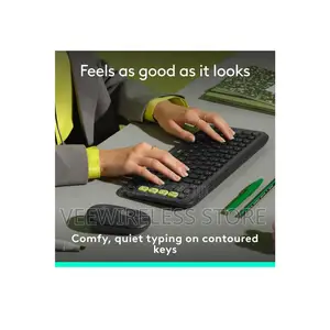 Logitech Pop Icon Keys Wireless Bluetooth Keyboard