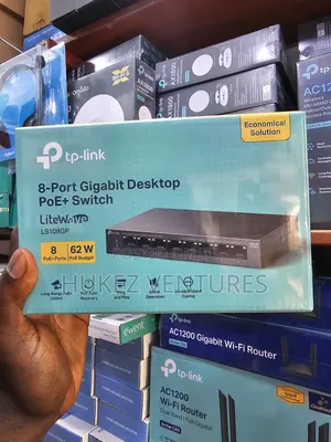 Tp Link 8port Gigabit Desktop Poe+ Switch.