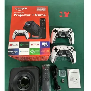 Amazon Android Smart Projector. Amazon Projector Game Pad.
