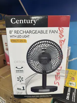Century Rechargeable Table Fan 8’’