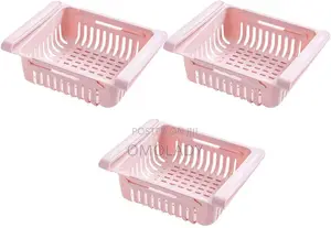 3pcs Fridge Basket Organizer