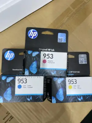 Hp 953 Ink Cartridge Cyan,Yellow Mage Pro 7720,7740