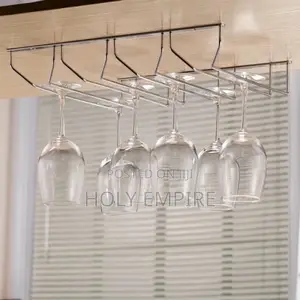 4 in 1stainless Steel Wall Hanging Wine Rack Single Double