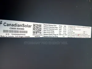 500w Canadian Solar Panels