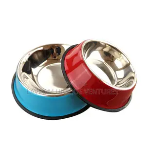 Stainless Steel Pet Bowl –Colorful Food Bowl for Dogs Cats