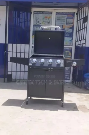 Gas 4+1 Burner BBQ Grill – Perfect for Outdoor Cooking!