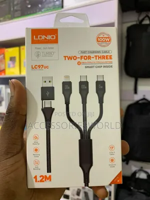 Ldnio Lc97uc 3-in-1 Fast Charging Cable