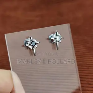 Clip Magnetic Earrings Punk Silver Studs