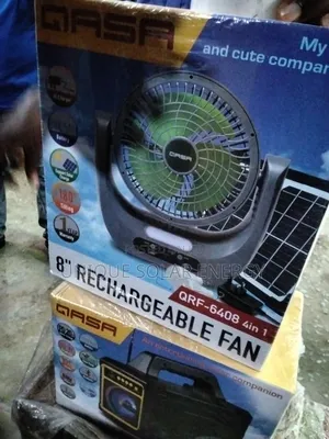 Qasa 8" Rechargeable Fan