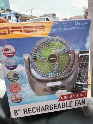 Qasa Rechargeable Fan 8"