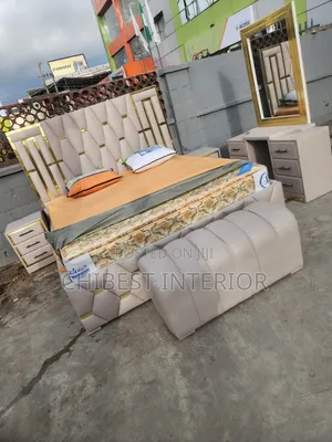 Six by Six Leather Bed Set.