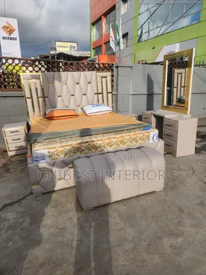 Modernized 6by6 Complete Set of Leather Bed.