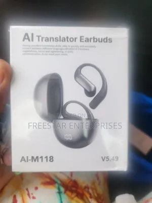 M118 Ai Language Translator Bluetooth Earbuds. Sports Earbud