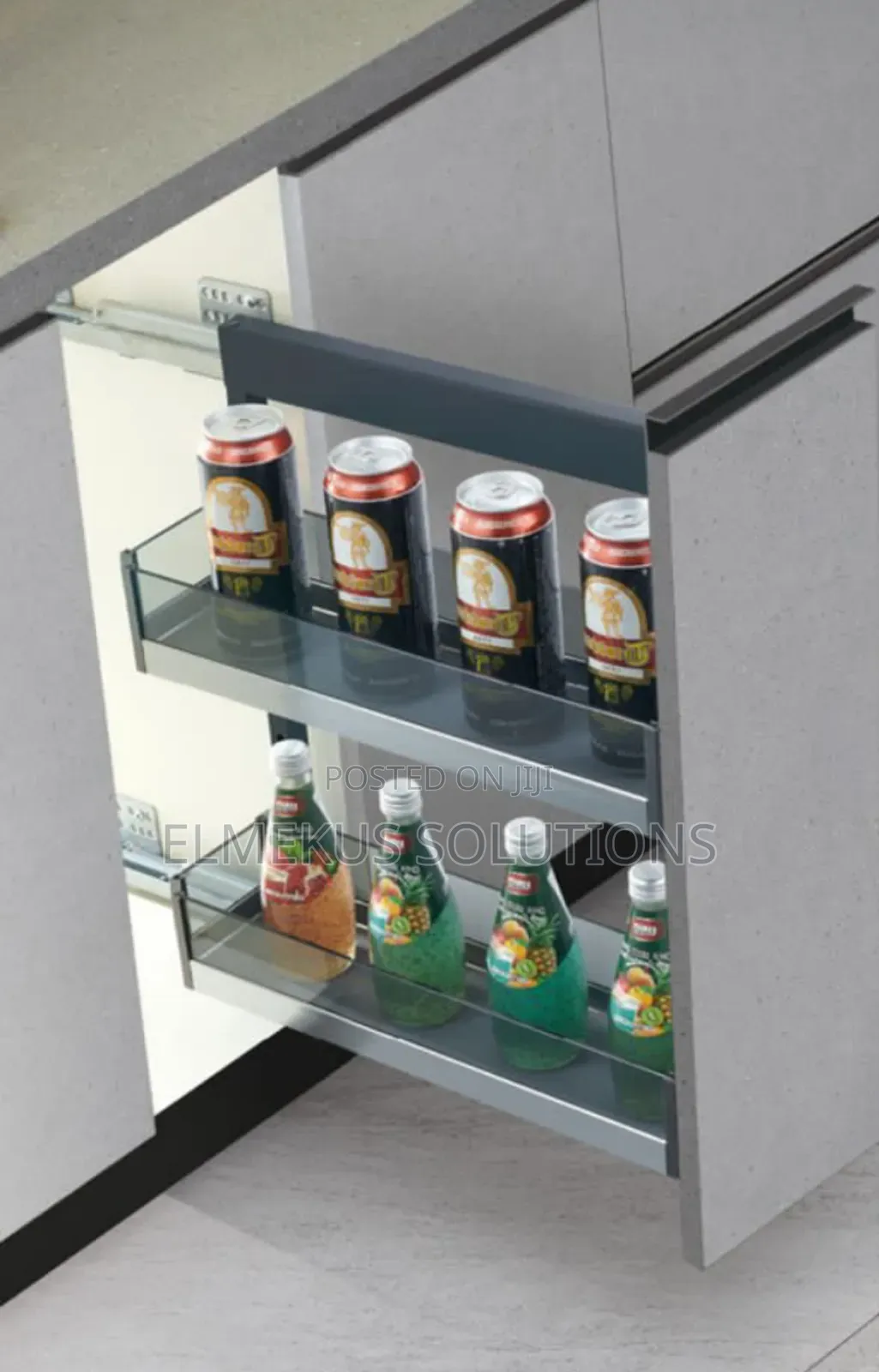 Pullout Spice Rack (Glass)