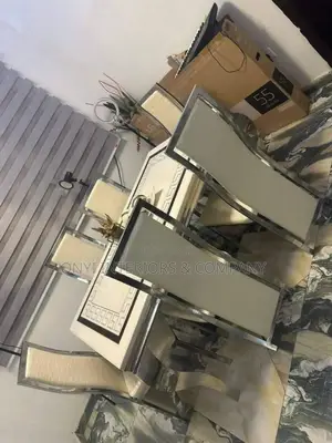 Unique Home Versace Design 6 Seater Dining Table