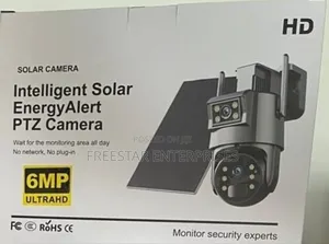 Ubox Dual Lens Solar CCTV Camera. Solar Cctv.