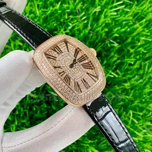 Franck Muller Quality Men Genuine Leather Wristwatch