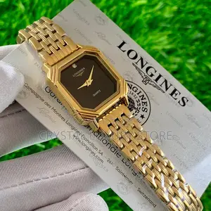 Longines Quality Luxury Ladies Chain Strap Wristwatch