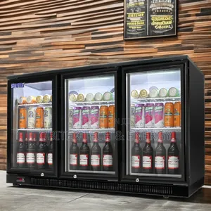 220v 3-door Underbar Chiller – Commercial Beverage Cooler