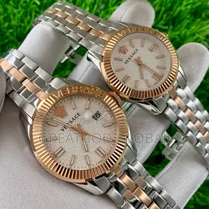 Versace Chain Watch Male and Female Battery Movement Each