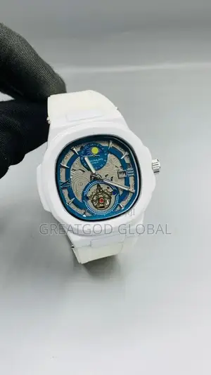 Patek Phillipe Rubber Wristwatch Sharp