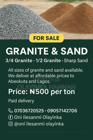 Affordable Granite Sand | Fast Delivery