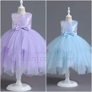 Girls Sequin Bodice Dress