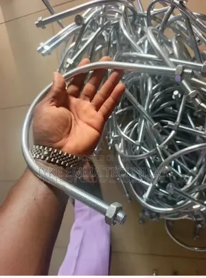 6" X 12mm Thickness U Bolt (Steel Zinc-Plated)