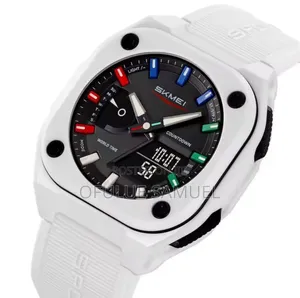 SKM Waterproof Digital and Analogue Wristwatch
