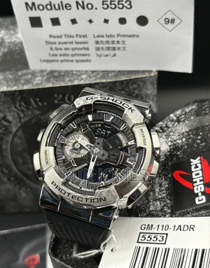 "Casio Gm-110-1a Metallic G-Shock Watch - Analog Digital"