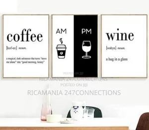 Wine And Coffee Time Table Frame