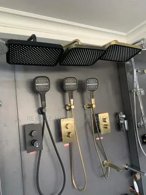 Luxury Sweethome 4 Ways Condict Shower System (Black Gold)