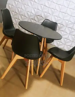 Dining Set With Unpadded Chair