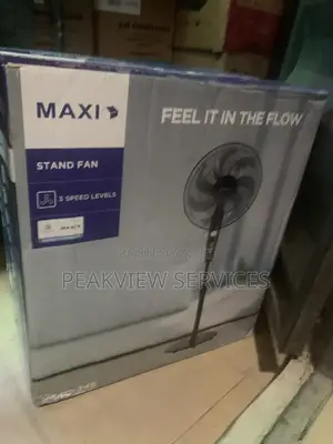 Maxi Fs40-24e 16-Inch Standing Fan With 3-Speed Settings