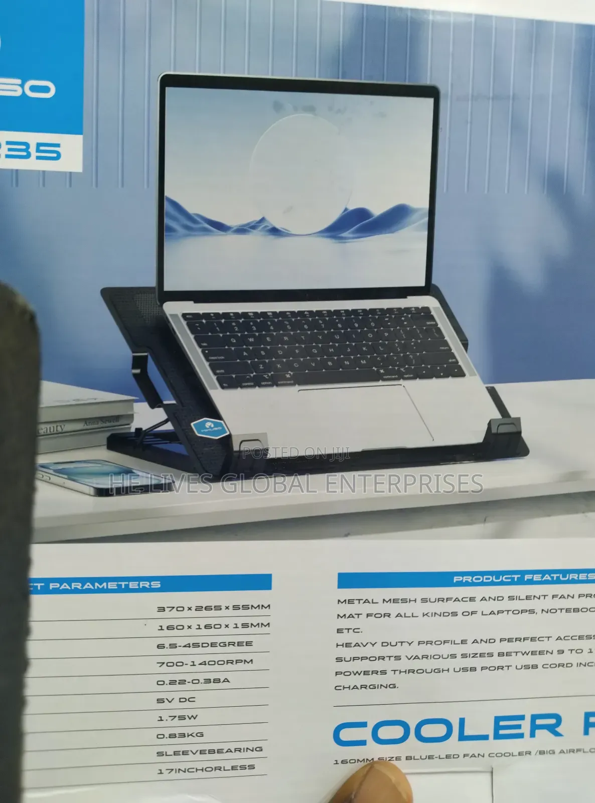 Laptop Stand With Cooler Fan