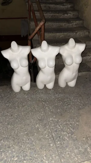 Pant And Bra White Display Half Mannequin
