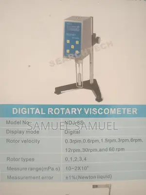 Rotary Viscometer Digital (Model: NDJ-85)