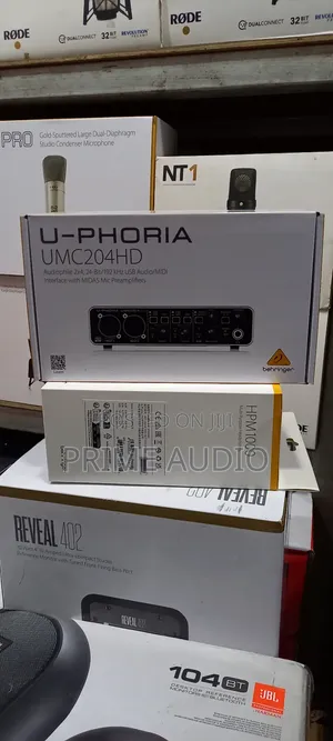 Behringer U-Phoria Umc204hd Audio Interface (Soundcard)