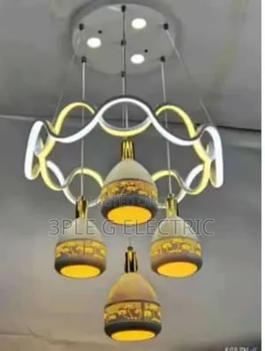 By 4 Dropping Chandelier Led