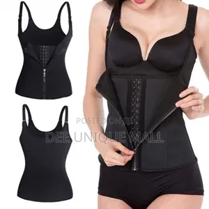 Waist Trainer,Vest Corset,Body Shaper With Zip Hook