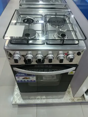 Haier Thermocool 60*60cm 3 Gas,1 Electric Standing Cooker
