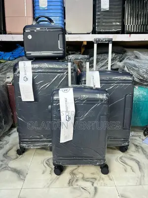 Set of Four Rubber Luggage