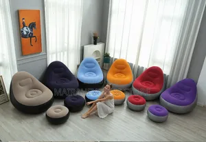 Inflatable Sofa With Foot Rest