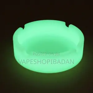 Round Silicone Glow in the Dark Ashtray