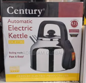 Century 4.3l Automatic Electric Kettle, 2000watts