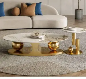 Marble Centre Table With Side Stool